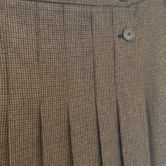 kilt-style warm wool skirt - Picture 3 of 6